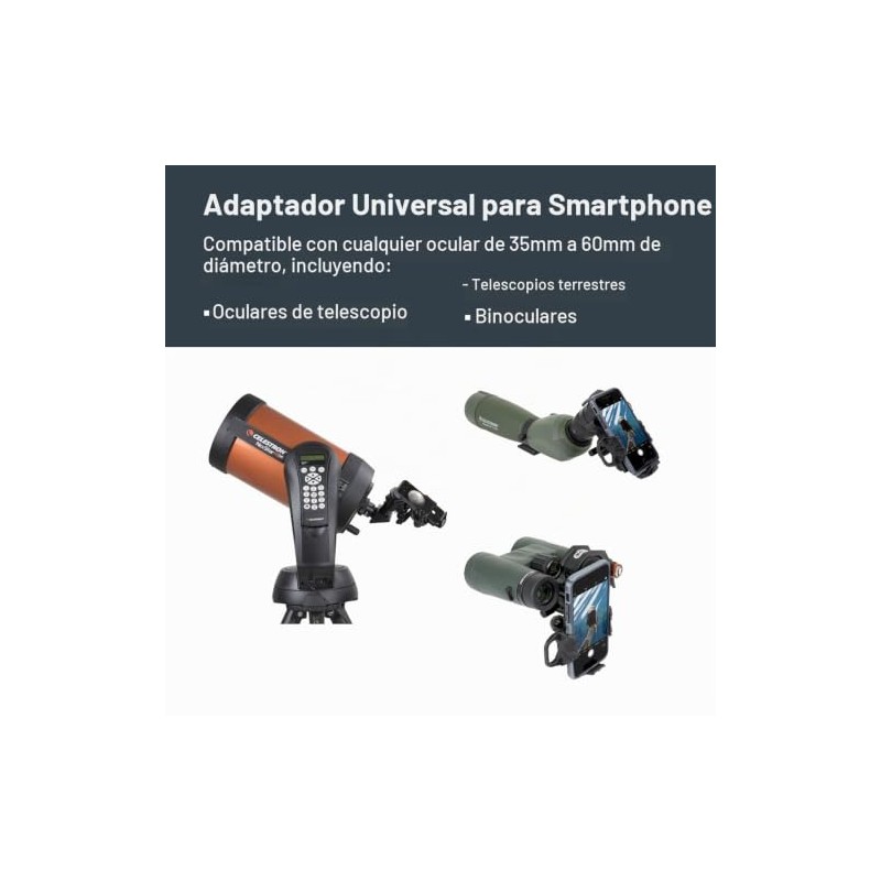 Celestron - NexYZ - Adaptador Universal para Smartphone de 3