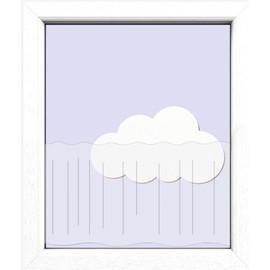 Delindo Lifestyle Net Curtain Leaves for the Kitchen, Green White Bistro Curtain for the Kitchen Window, Modern and Transparent Curtain for Spring and Summer, 45 x 85 cm