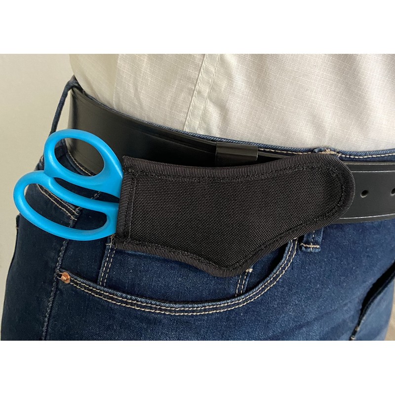 EMT Nylon Scissor Trauma Shears Holder with Metal Belt Clip,