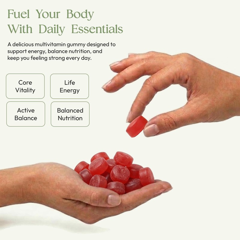 Feel Amazing Multivitamin Gummies – 12 Vitamins & Minerals with