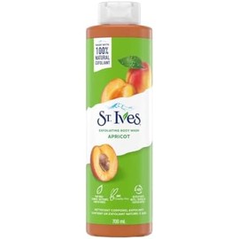 St. Ives Tamaño Familiar Body Wash Apricot Chabacano Jumbo XL Exfoliante con Extractos 100 Naturales Sin Parabenos Cruelty-Free PETA Botella 100