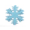 YYCRAFT 20 Felt Snowflake for Christmas Decorations Ornaments 3.5 Inch-Blue