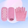 Thick gel removes calluses and cracked heels Gel overshoe socks 2ea