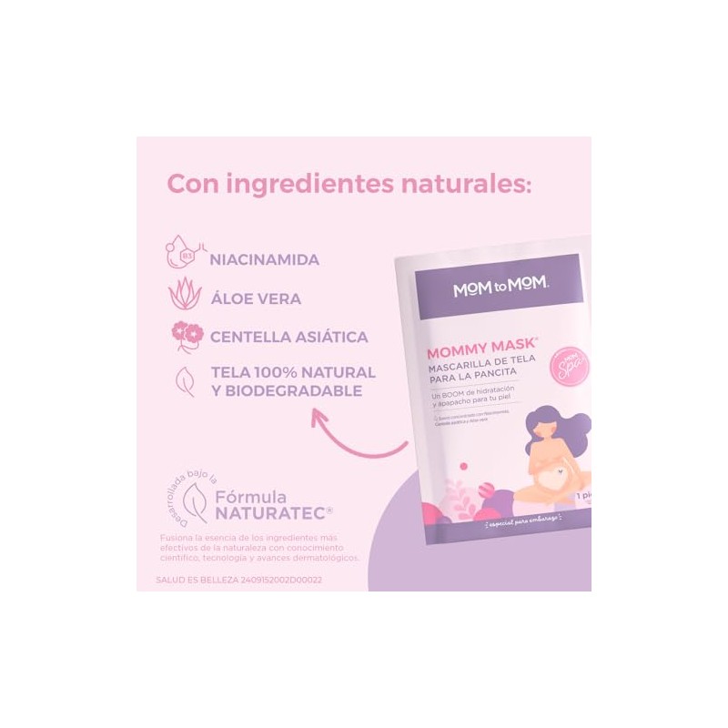 MOM to MOM KIT MOMMY MASK Mascarilla en tela para