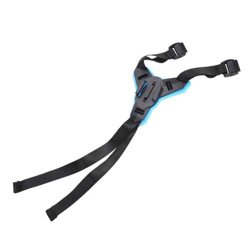 TELESIN Motorcycle Helmet Strap Mount with Frame Housing for GoPro