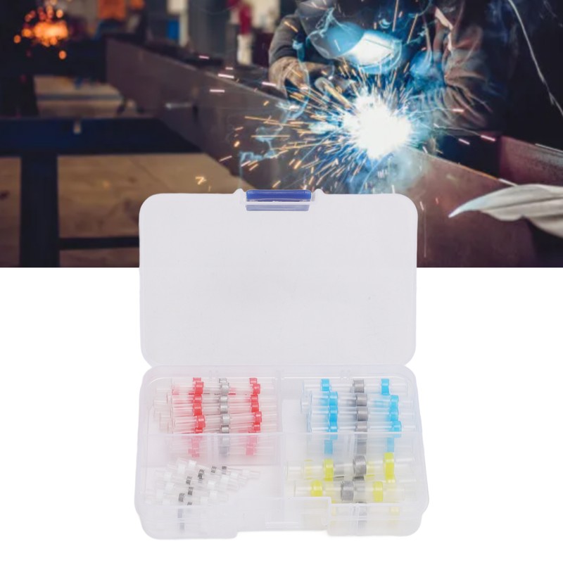 50PCS Solder Seal Wire Connector Waterproof Pressure Free Quick Splice
