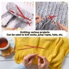 Agatige Knitting Needles Set 40cm/60cm/80cm/100cm Removable Circular Interchangeable Knitting Needles