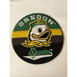 UO Oregon Ducks Vintage Embroidered Iron On Patch 3” x 3”