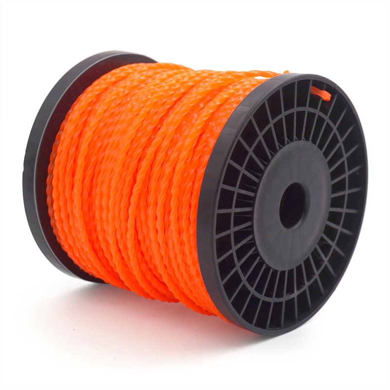 Zeqeey Twist Square Grass Trimmer Line Heavy Duty Weed Strimmer