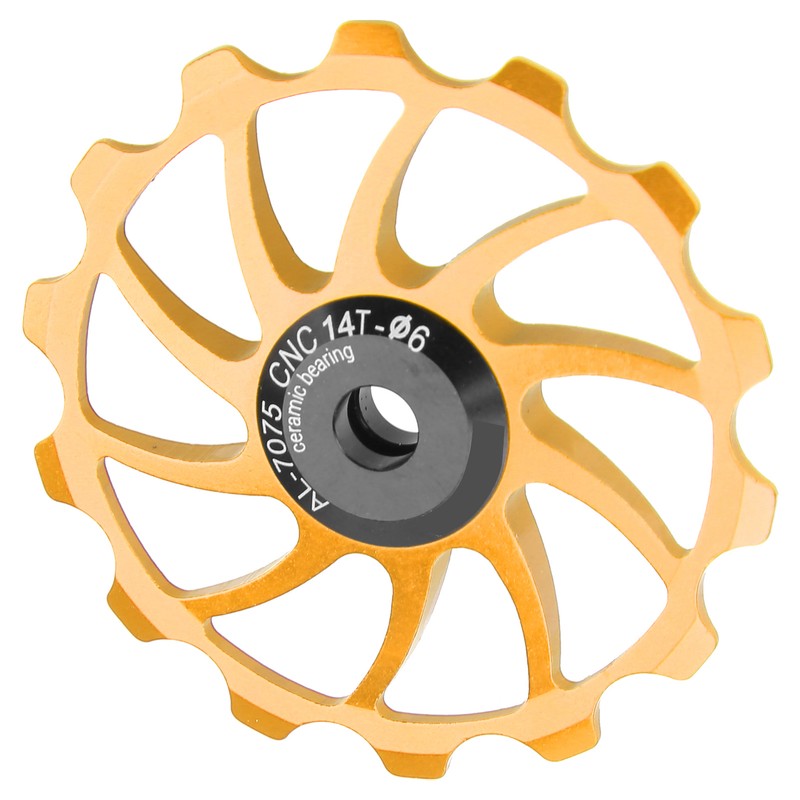 Cycling Bicycle Rear Pulley Bike Guide Roller Pulley Parts 14T