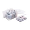 Rayher 39572000 Storage Box with 6 Inner Boxes, Transparent, 21