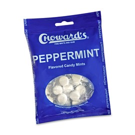Choward's 3oz Peppermint Candy Bags 3 Pack | 49 Pieces Individually Wrapped Candy Mints | Nostalgic Peppermint Candy Bags | Perfect for Snacks in Lunchboxes, Pockets, Goodie Bags, and Birthday Parties