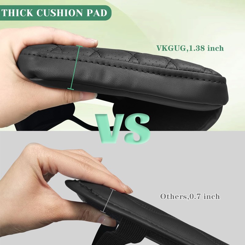 VKGUG Center Console Armrest Cover Compatible with Ford Explorer 2011-2019