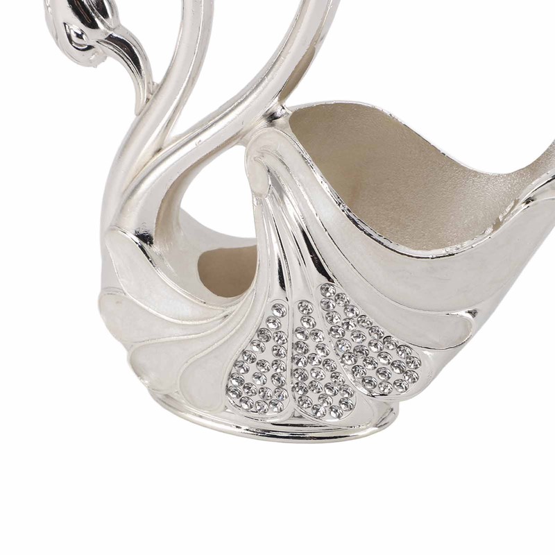 Swan Dinnerware Set Metal Tableware Cutlery Set Decorative Swan Base