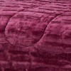 Colchas Elefantito Cobertor Borrega Mink Matrimonial Vino Burdeos Color Bordó
