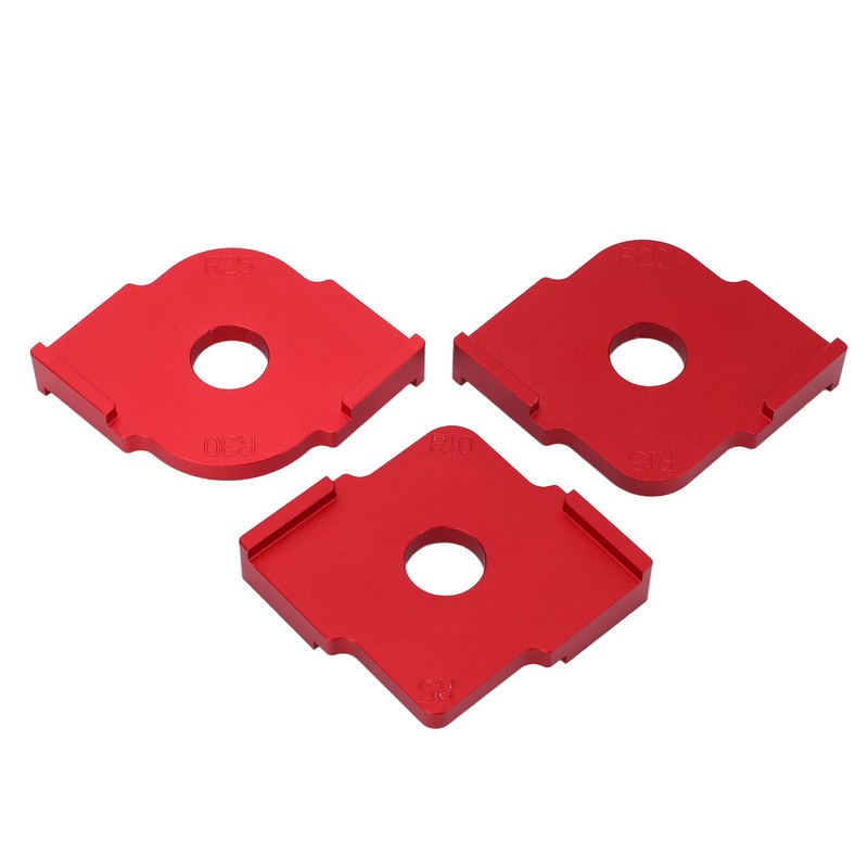 3PCS Radius Jig Router Template Handheld Aluminum Alloy Rust Proof