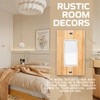 10 Pieces Wood Single Rocker Light Switch Plate 4.5" X