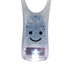 moses. Lese Buddy - The Reading Light for Children, Multifunctional Reading Lamp in Silver with Glitter, Torch for Hanging, 26244