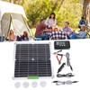 200W 12V Portable Solar Panel Kit Monocrystalline Solar Panel with