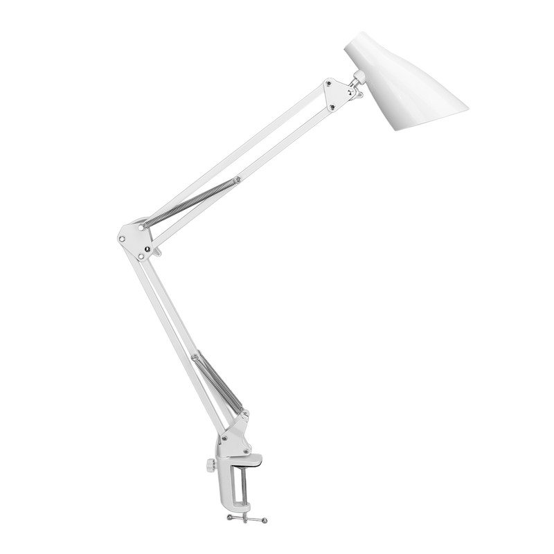 Swing Arm Desk Light with Clamp USB 3 Lighting 10