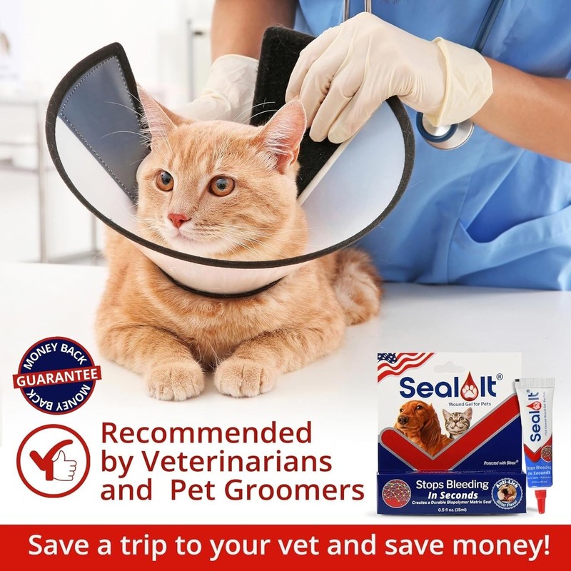 Seal It Dog Wound Care Gel – Styptic Powder Alternative