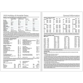 1ABOVE A4 Day to Page 2025 Diary | Hardback Casebound Cover & Ribbon Marker DAP Year Planner for Business, Office, Home, Appointments - Sat and Sun Full Page a Day (RED)