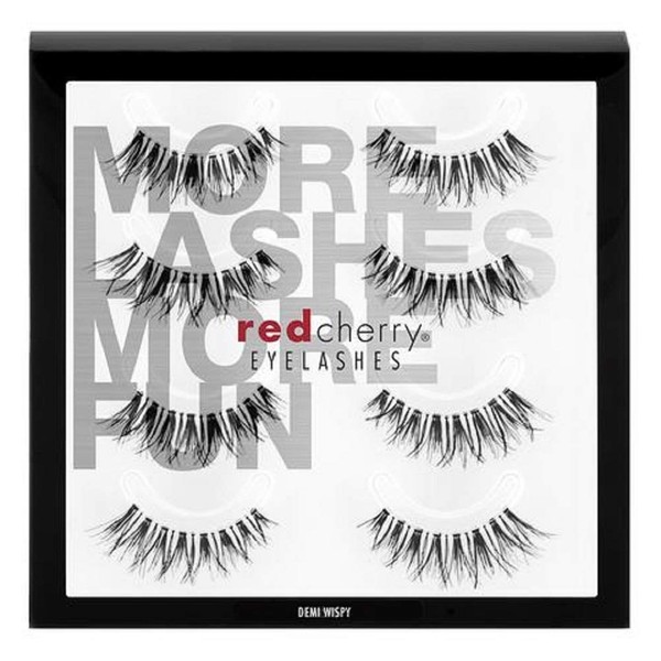Red Cherry Eyelashes - #DW Demi Wispy Multipack (4 Pairs)