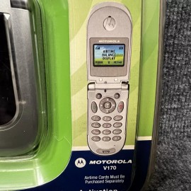 Motorola New Tracfone Motorola V170 No Contract Cell Phone NOT SCANNED FOR ACTIVATION