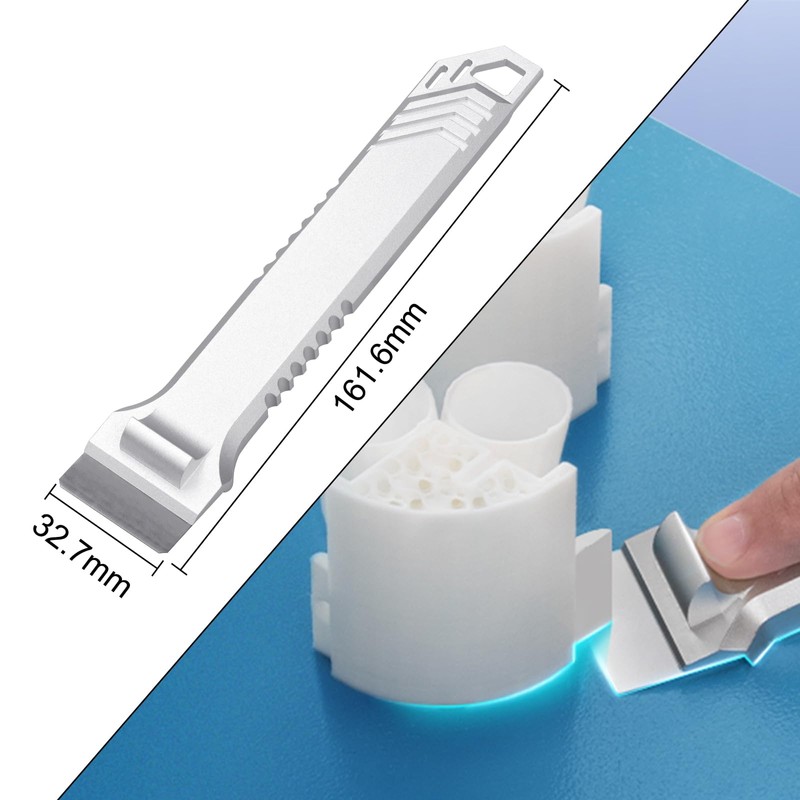 Universal 3D Printer Scraper Tool Kit with 3 Replaceable SK5