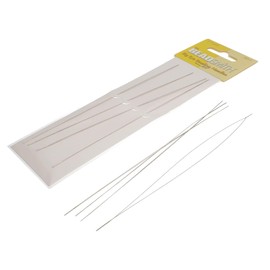 The Beadsmith Agujas de abalorio de Ojo Grande, 5 Pulgadas, 4 por Tarjeta, Puntas afiladas, Uso para Costura General, Tela y Bordado, Muy fácil de enhebrar