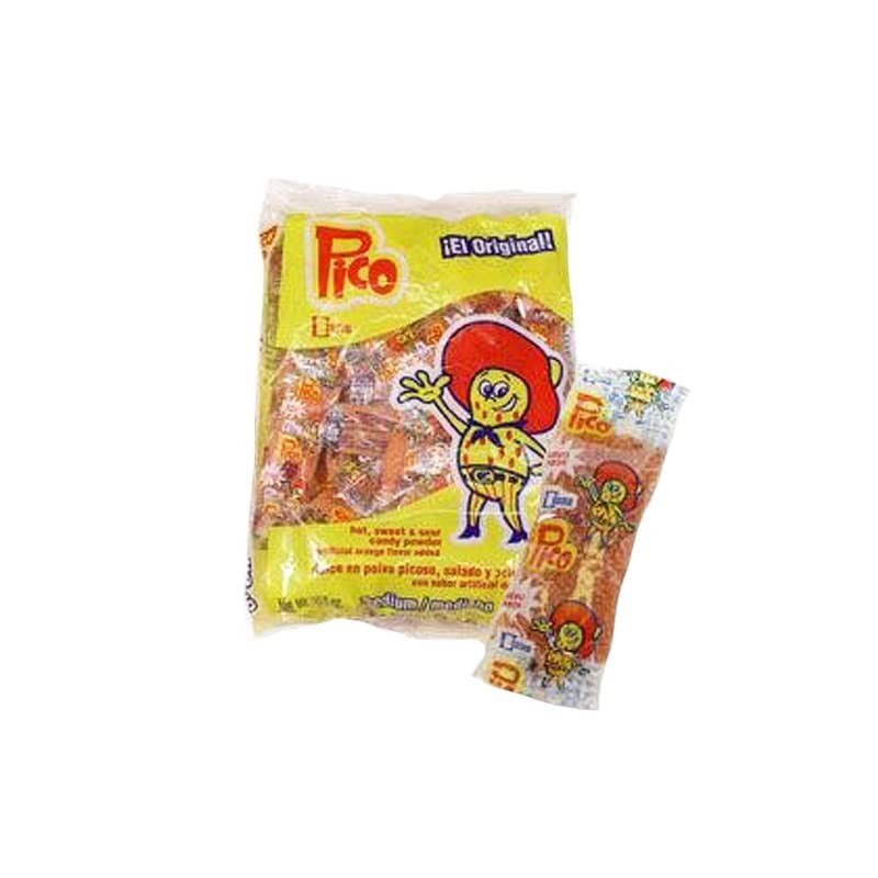 4-pack Pico Mediano, the Original Orange Flavor Hot Candy Powder,