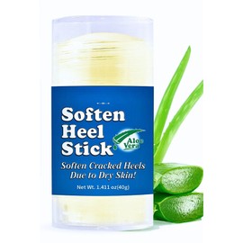Cracked Heel Repair Cream - Heel Balm Stick 40g - Foot Cream for Cracked Heels and Dry Skin - Fast Relief for Cracked Feet & Deep Nourishing, Aloe Vera & Coconut Oil, Urea-Free Foot Moisturiser Cream