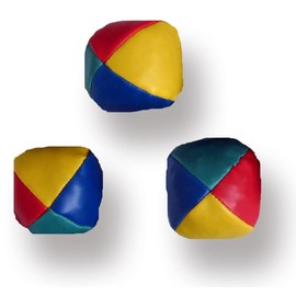 Set of 3 Circus Clown Coloured Juggling Balls Learn to Juggle Toy Game for 5 years and above