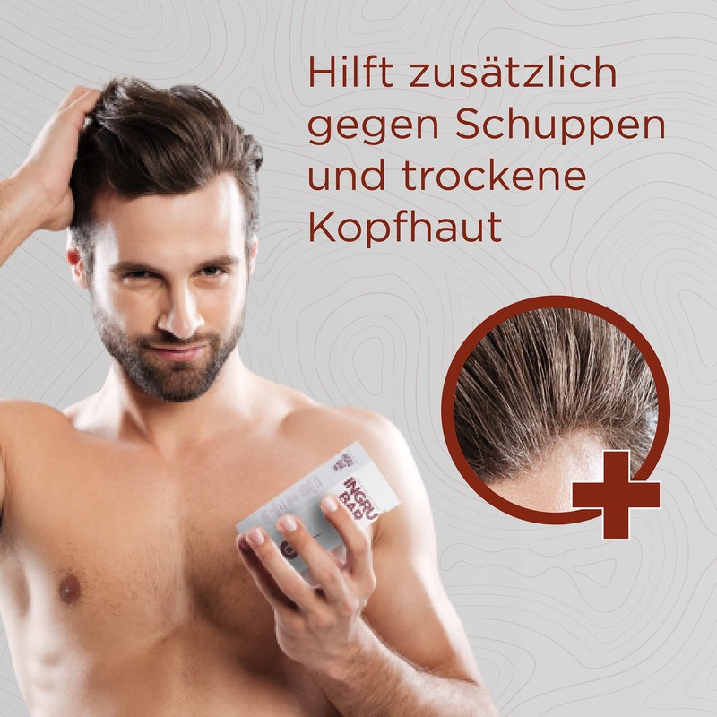 INGRUBAR Hair Styling Gel with Anti-Hair Loss Effect, Leave-On Treatment