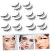 TOVINANNA Short False Eyelashes Pack 10 Pairs Wispy Lashes for