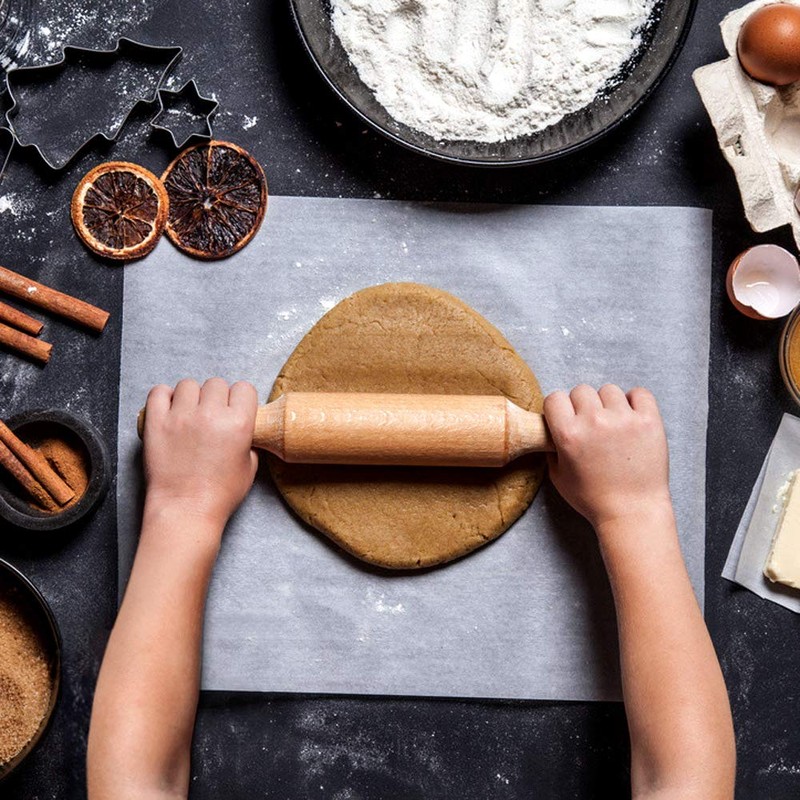 WRAPOK 2 x Baking Parchment Paper Roll Greaseproof Cooking Sheets