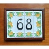 Italian Hand Painted Lemon Ceramic Tiles with the Option of
