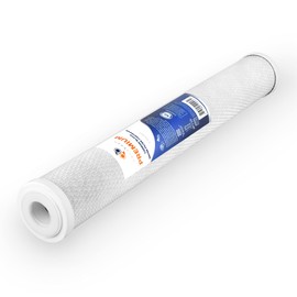 Aquaboon Premium 5 Micron 20" x 2.5" Activated Carbon Water Filter Cartridge - House Water Filters Cartridges - 20 inch Water Filter Replacement Compatible with Well Filters EP-20, CB-25-2005, 4 Pack