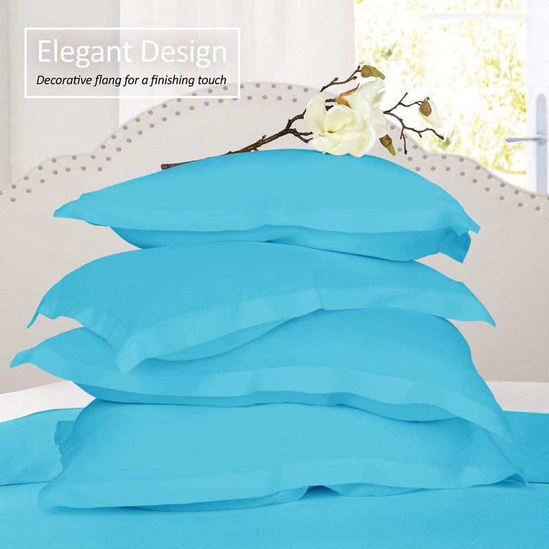 Nestl Bedding Soft Pillow Shams Set of 2 - Double