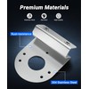 2 Pack 45 Degree Watermelon Light Brackets, Stainless Steel Clamp-On