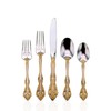 Oneida F100005A Golden Michelangelo 5 Piece Fine Flatware Set, Service