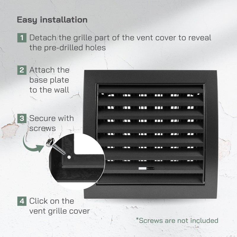 Vent Systems 150 x 150 mm / 6 x 6
