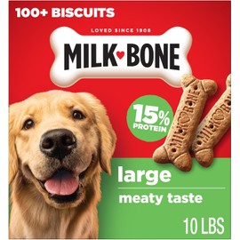 Milk-Bone Original Biscuits, Large Dog Treats, 10 Lb. Box