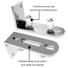 CCJH Barn Door Floor Guide Stainless Steel Adjustable Sliding Door