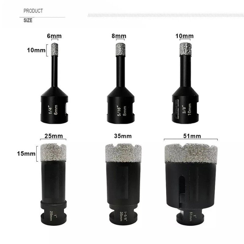 Roxx Tools marble quartz porcelain tile 13PCS Drilling Bit for