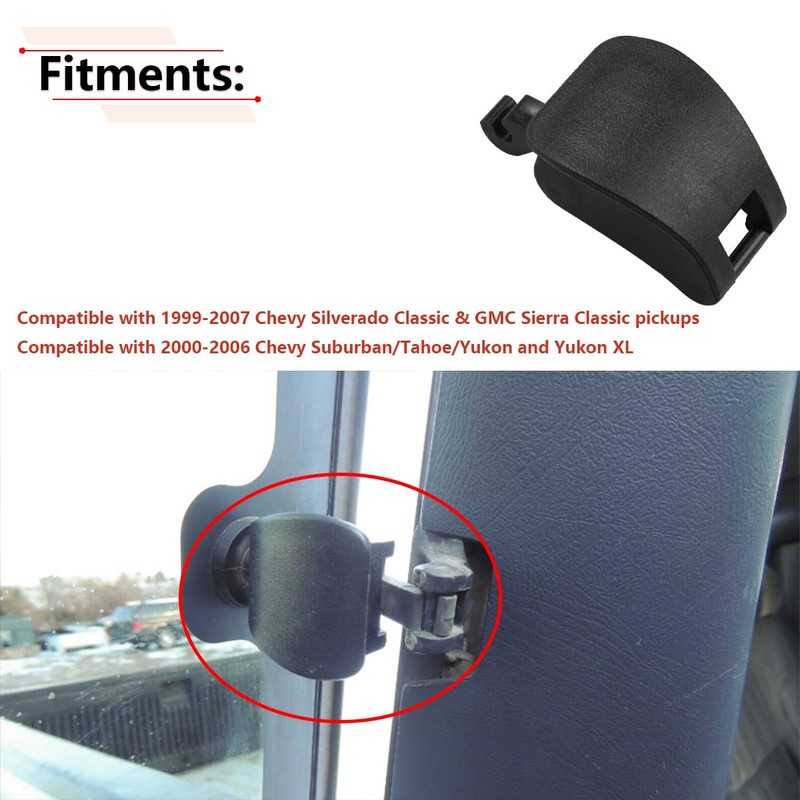 RLB-HILON Extended Cab Rear Vent Window Latch Compatible with Chevy