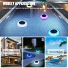 Solar Floating Pool Lights, Dynamic RGB Lighting Effects, IP68 Waterproof