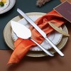 Wedding Cake Knife and Server Set, Stainless Steel Cake Cutting