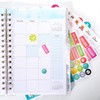 KINGTLE Monthly Weekly Planner 2025, Calendar Planner Notebook with Monthly
