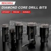 REKCKRUL 3/4 Inch Dry Diamond Core Drill Bits, 20mm Vacuum